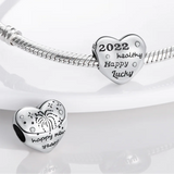 925 Silver Heart Charm Pendant for DIY Bracelet Love Gift Women Jewelry