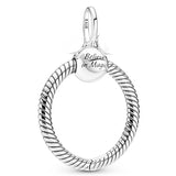 925 Silver Charm Shooting Star Phoenix Compass Mouse O Pendant Bead