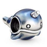 925 Silver Charm Splash Fish Cat Dog Sea Turtle Parent Owl Frog Prince Beads
