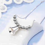 925 Silver Charm Bell Bracelet Women's Gift S-b220