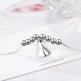 925 Silver Charm Bell Bracelet Women's Gift S-b220