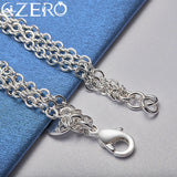 925 Silver Charm Big Rose Flower Chain Bracelet Women Party Wedding Gift