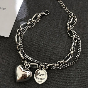 925 Silver Charms Bracelets For Women Retro Bracelet Gift Charm Bracelet