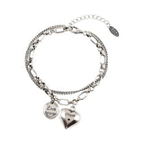 925 Silver Charms Bracelets For Women Retro Bracelet Gift Charm Bracelet