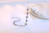 925 Silver Zirconia Star Bracelet for Women S-B103