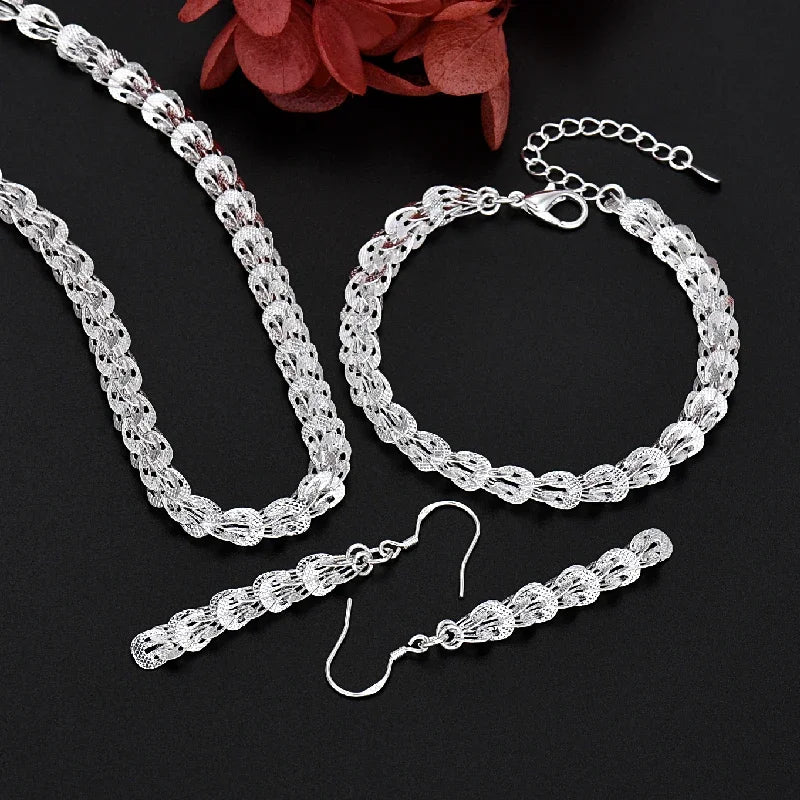 Women's 925 Silver Jewelry Set