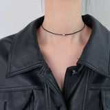 925 Silver Choker Chain Necklace for Women Fine Jewelry
