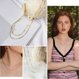 925 Silver Choker Snake & Bead Chain Necklace for Women Lucky Birthday Gift