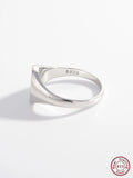 925 Sterling Silver Chunky Tree Leaves Pattern Rings For Party Birthday Jewelry