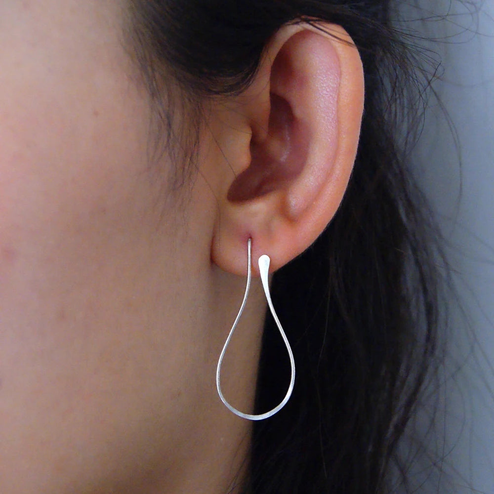925 Silver Circle Earrings Vintage Jewelry for Women
