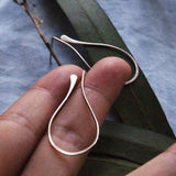 925 Silver Circle Earrings Vintage Jewelry for Women