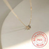 925 Silver Daisy Flower Choker Necklace 14K Plated Wedding Jewelry