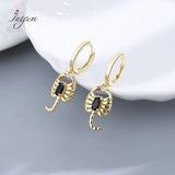 925 Silver Dragonfly Drop Earrings Fine Jewelry Gift