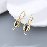 925 Silver Dragonfly Drop Earrings Fine Jewelry Gift