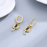 925 Silver Dragonfly Drop Earrings Fine Jewelry Gift