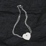 925 Sterling Silver Love Ear Studs
