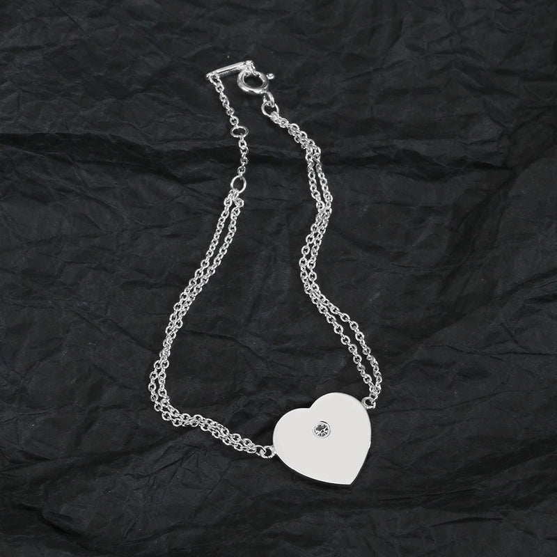 925 Sterling Silver Love Ear Studs