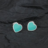 925 Sterling Silver Love Ear Studs