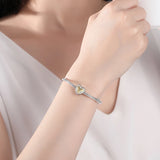 925 Silver Love You Heart Charm Beads for Bracelet