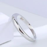 925 Silver Zircon Wedding Ring for Women