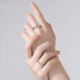 925 Silver Zircon Wedding Ring for Women