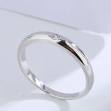 925 Silver Zircon Wedding Ring for Women