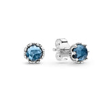 925 Silver 12 Zodiac Earrings Heart Studs for Women Men