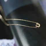 925 Silver Horseshoe Choker Necklace Women