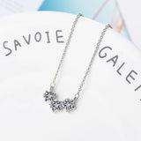 Sparkling Star Pendant Necklace with Zirconia
