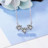 Sparkling Star Pendant Necklace with Zirconia