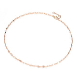 925 Silver Clavicle Chain Choker Necklace for Women Girls Party Jewelry