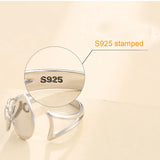 925 Silver Claw Prong Ring Base Finding for 9X13.5mm Gemstone Setting