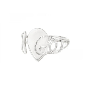 925 Silver Claw Prong Ring Base Finding for 9X13.5mm Gemstone Setting