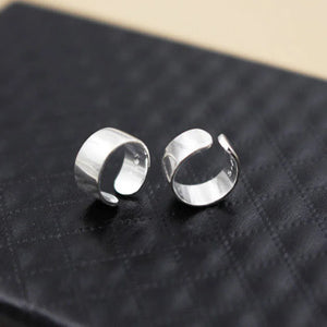 925 Silver Clip Earrings Ear Cuff Hip Pop Punk Rock Jewelry