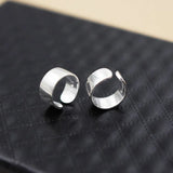 925 Silver Clip Earrings Ear Cuff Hip Pop Punk Rock Jewelry