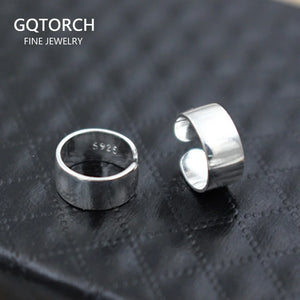925 Silver Clip Earrings Ear Cuff Hip Pop Punk Rock Jewelry