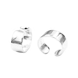925 Silver Clip Earrings Ear Cuff Hip Pop Punk Rock Jewelry