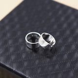 925 Silver Clip Earrings Ear Cuff Hip Pop Punk Rock Jewelry