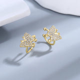 925 Silver CZ Ear Cuffs Earrings for Women