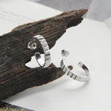 925 Silver Red Personality Earrings Female Earrings