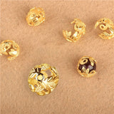 925 Silver Flower Beads Cap Spacer DIY Jewelry Making Findings