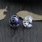 925 Silver Flower Beads Cap Spacer DIY Jewelry Making Findings