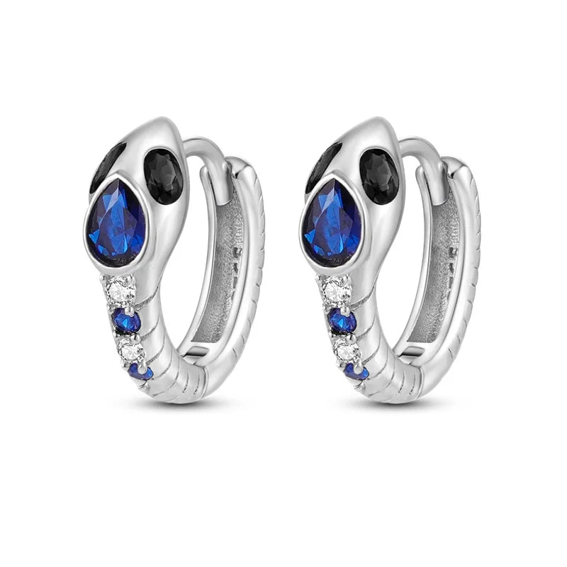 925 Silver Earrings Heart Feather Flower Zircon Wedding Party