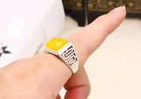 925 Silver Adjustable Ring Base Couple Blank Tray Square/Oval