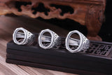 925 Silver Oval Base Ring Setting for Women Jewelry 11*14MM 12*16MM