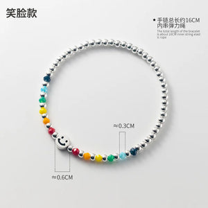 925 Silver Beads Bracelet & Bangle for Women