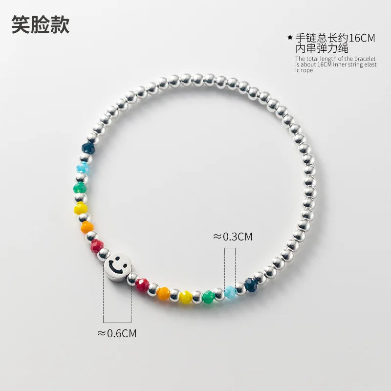 925 Silver Beads Bracelet & Bangle for Women