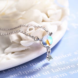 925 Silver Moonstone Choker Necklace for Women Wedding Party Gift