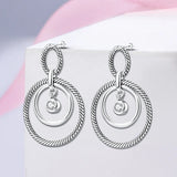925 Silver Zircon Stud Earrings