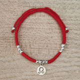 925 Silver Constellation Bracelet Red Thread Statement Jewelry